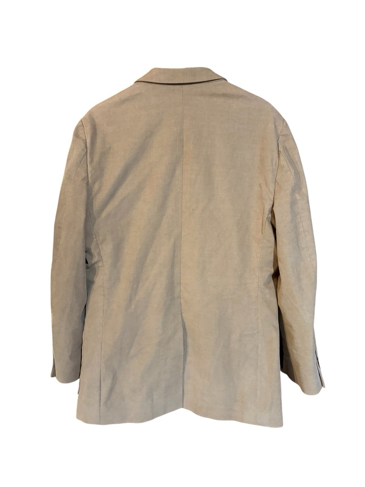 Brooks Brothers Men’s Fitzgerald Fit Beige Corduroy Sport Coat 46R Two-Button
