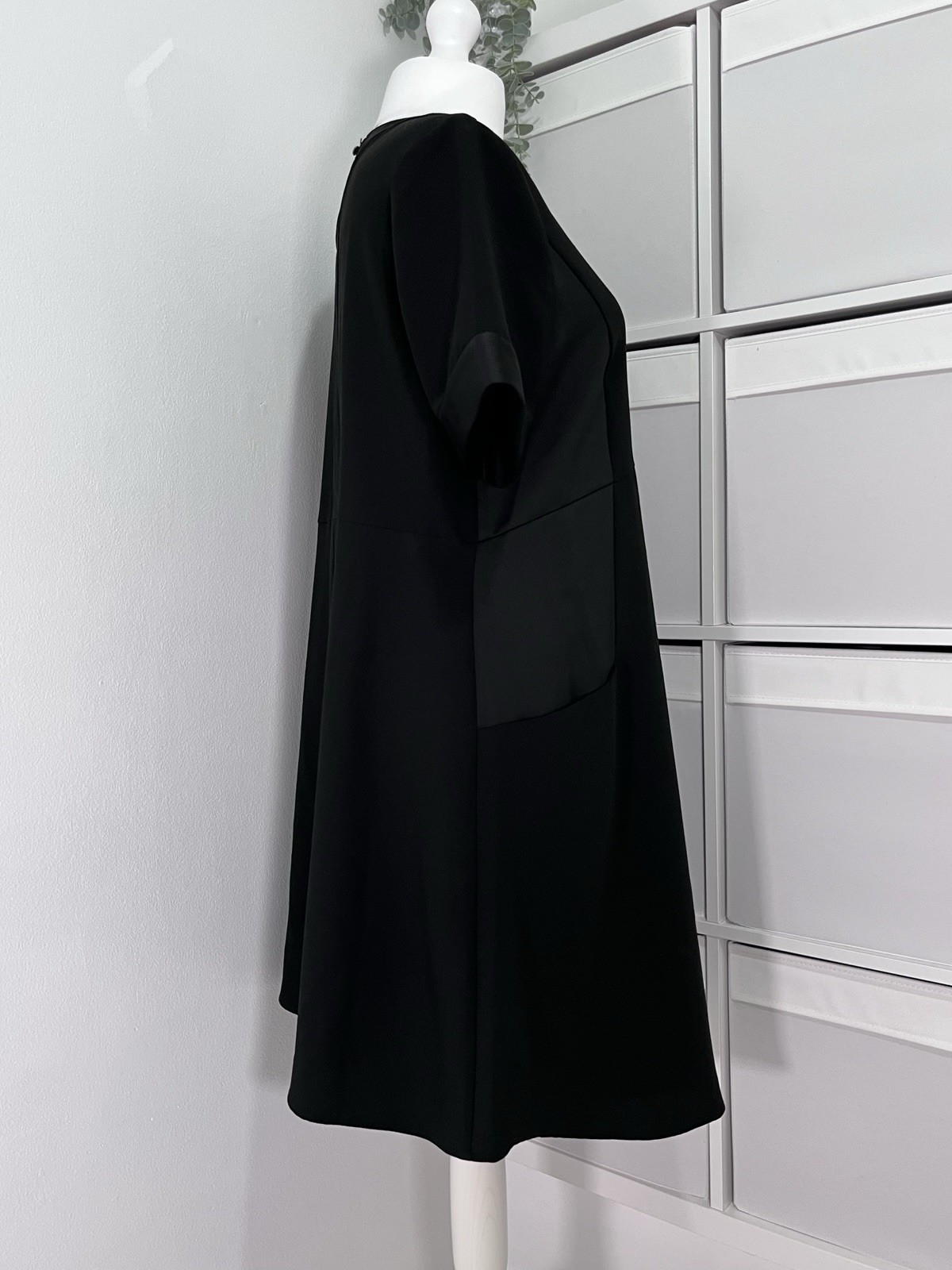 Studio Eight Black Tunic Dress Size 16 Formal Business Occasion Capsule LBD