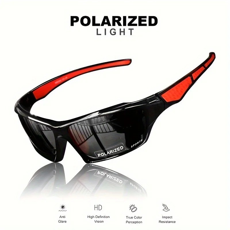 New 2025 Polarized Vertex Men AntiGlare Fishing Cycling Driving Sport Sunglasses