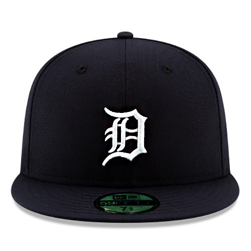 New Era Detroit Tigers Youth Fitted Hat Kids Authentic 2018 Home Navy Size 6 3/4