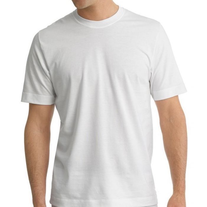 New Men’s Heavy Weight Sport Gym Undershirt Cotton Crew Neck T Shirt White