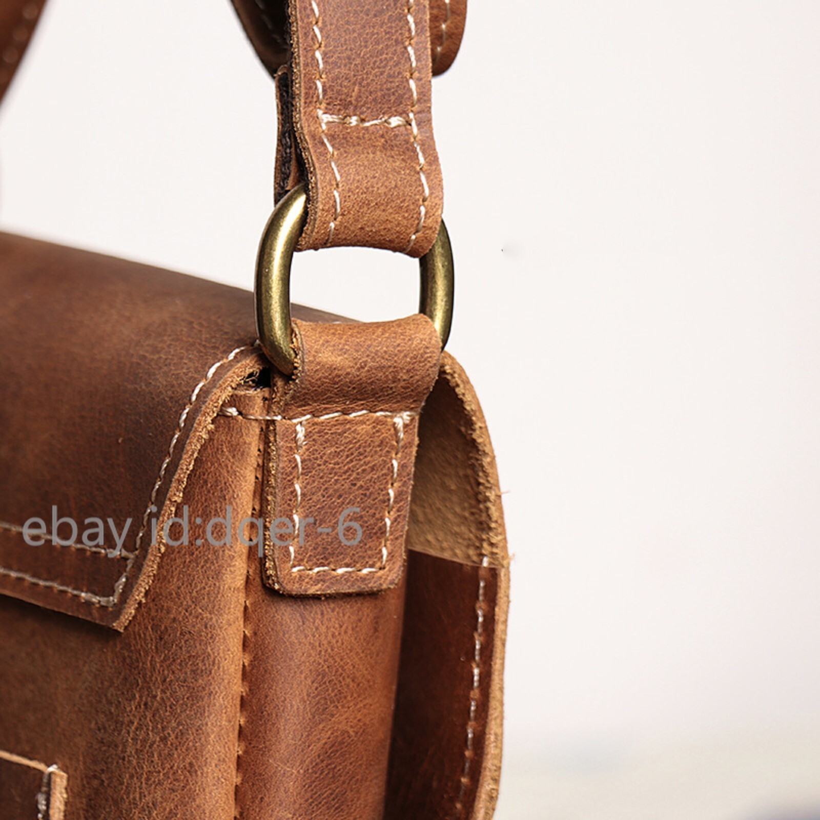 Mens Leather Shoulder Bag Small Crossbody Pouch Vintage Phone Wallet Carrier