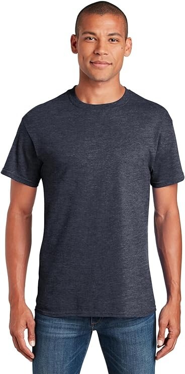 Gildan (5-pack) Bulk Solid Heavy Cotton Short Sleeve Blank Tee T-Shirt S-5XL New