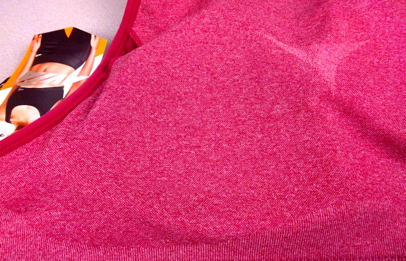Avia RN 15741 Pink Nylon Low Support Pullover Sports Bra Size L – New (50)