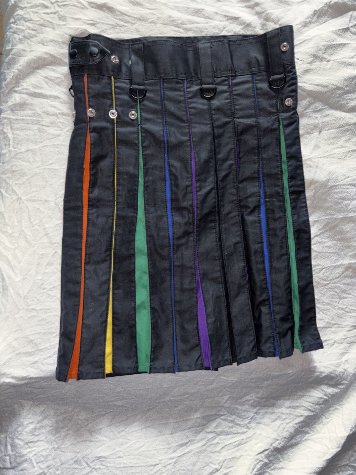All Kilts Sport Kilts Black Rainbow 30 Excellent Pride LGBTQ+
