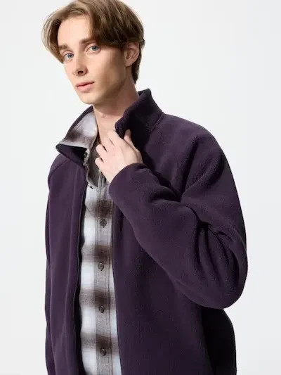 UNIQLO Fleece Full-Zip Jacket S-4XL 8 Colors Fluffy Machine-Washable Men 469955