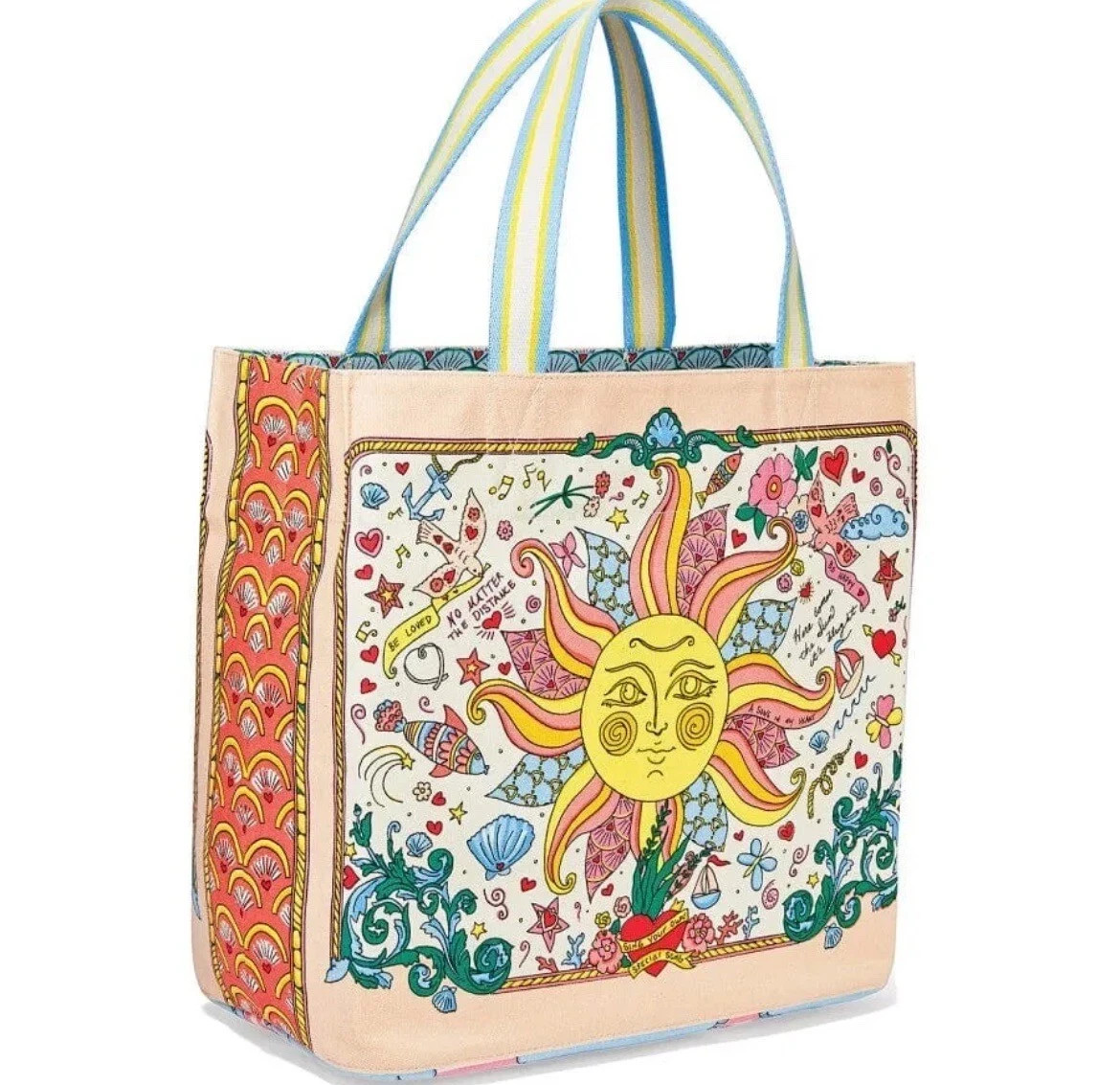 Brighton Mermaid Siren’s Song Canvas Tote New in Sealed Package MSRP $150 NWT