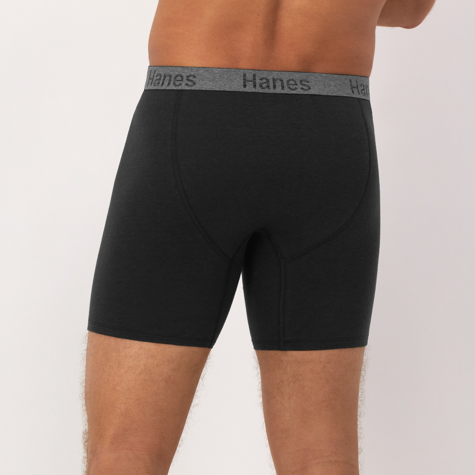 Hanes Men’s 3-Pack Comfort Flex Boxer Briefs Fit Ultra Soft Cotton Stretch Wick