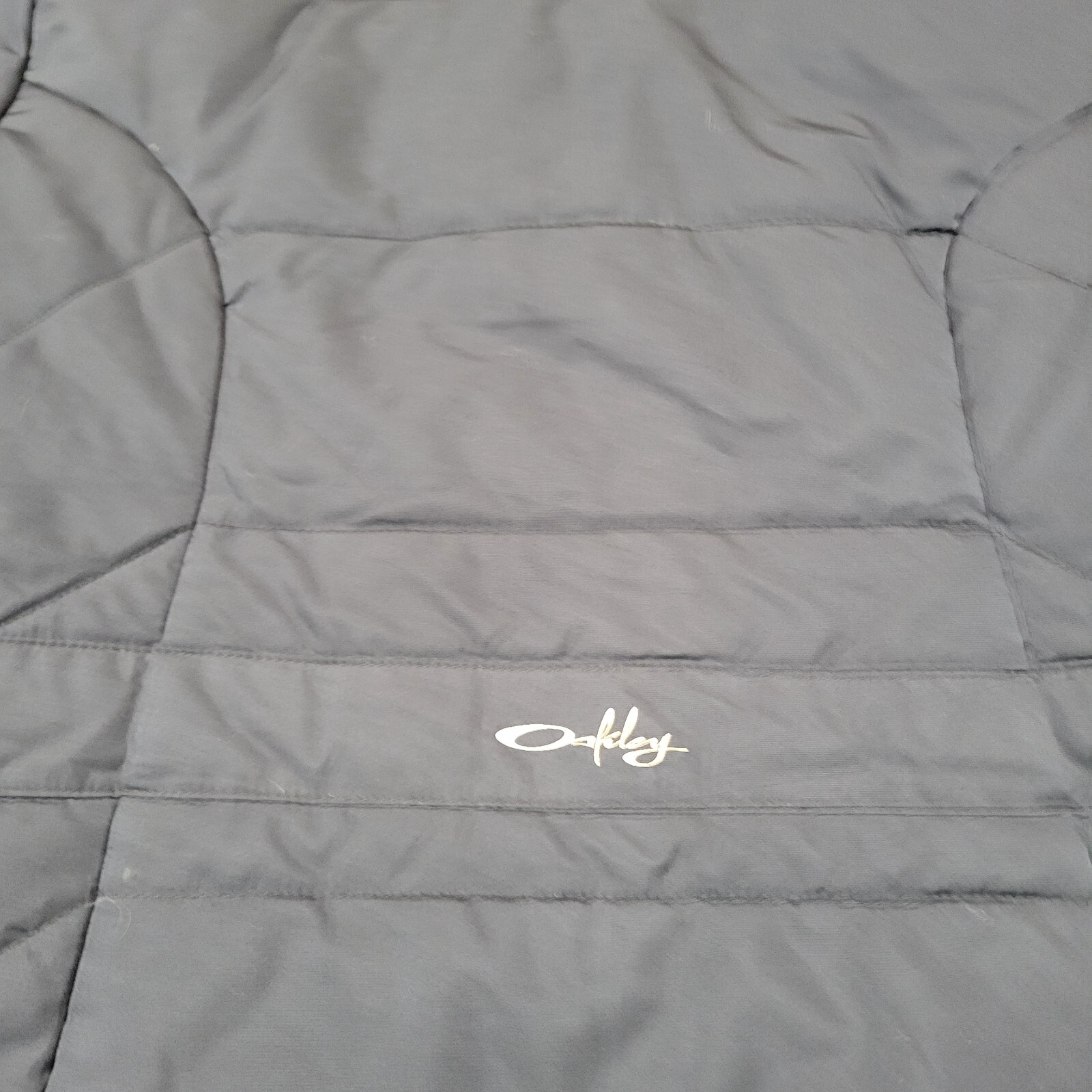 Oakley Jacket Womens Small Black Zip Winter Coat Insulated Pockets Outdoor READ*