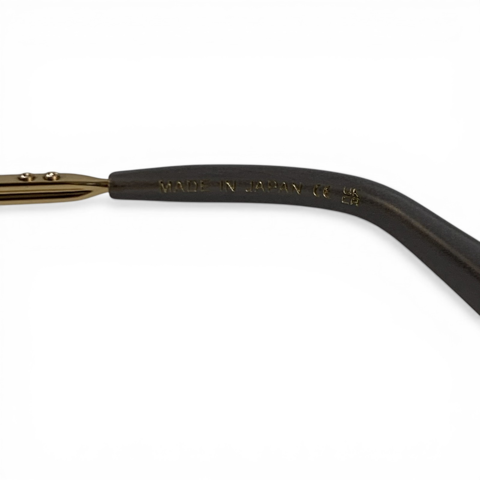 DITA DTS121-62-01-Z Mach Six Sunglasses Black Gold Luxury Eyewear (Pre-Owned)
