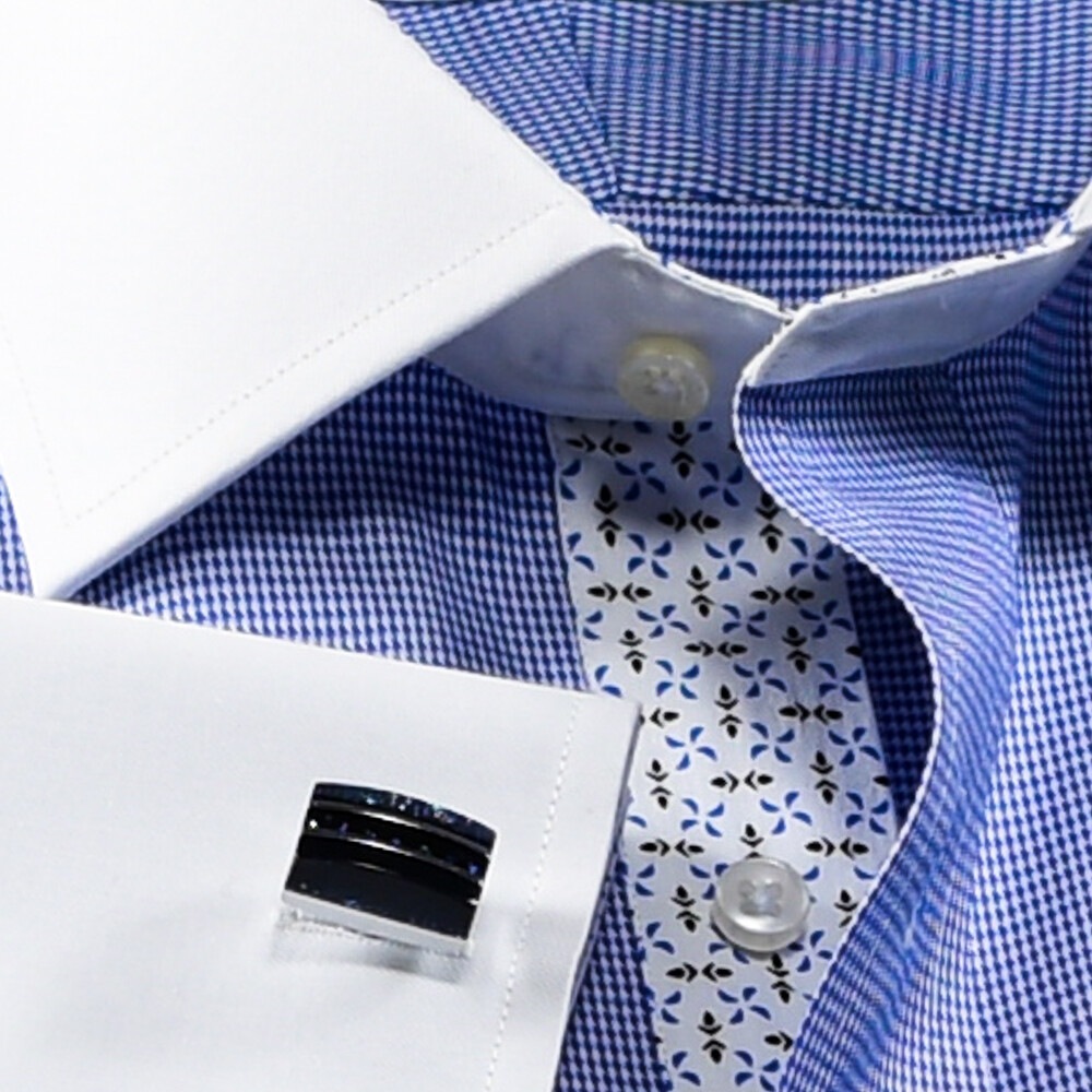 Light Blue Oxford Formal Business With Windmill Inner Lining Professional Dress
