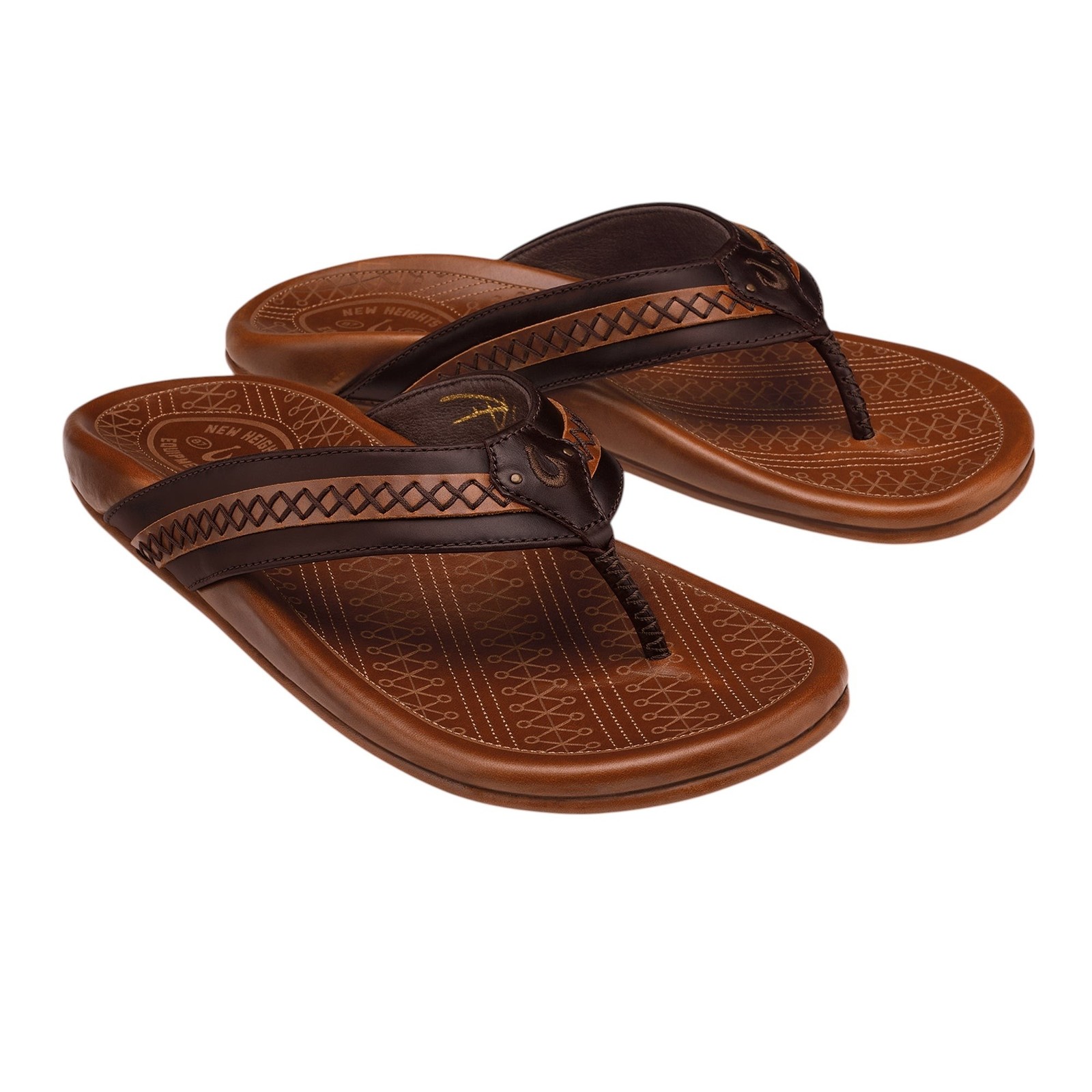Olukai Mea Ola Nuʻu – Dark Java / Tan – Size 7-15 Men’s NEW