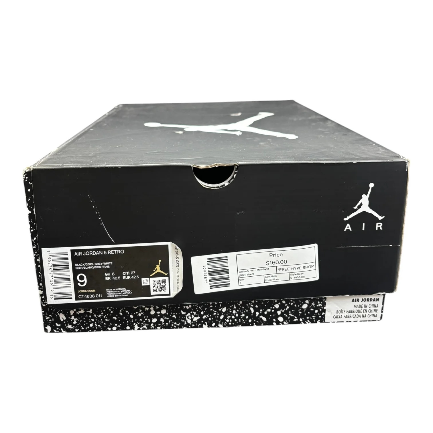 Jordan 5 Retro Moonlight (2021) size 9 – Used/Worn