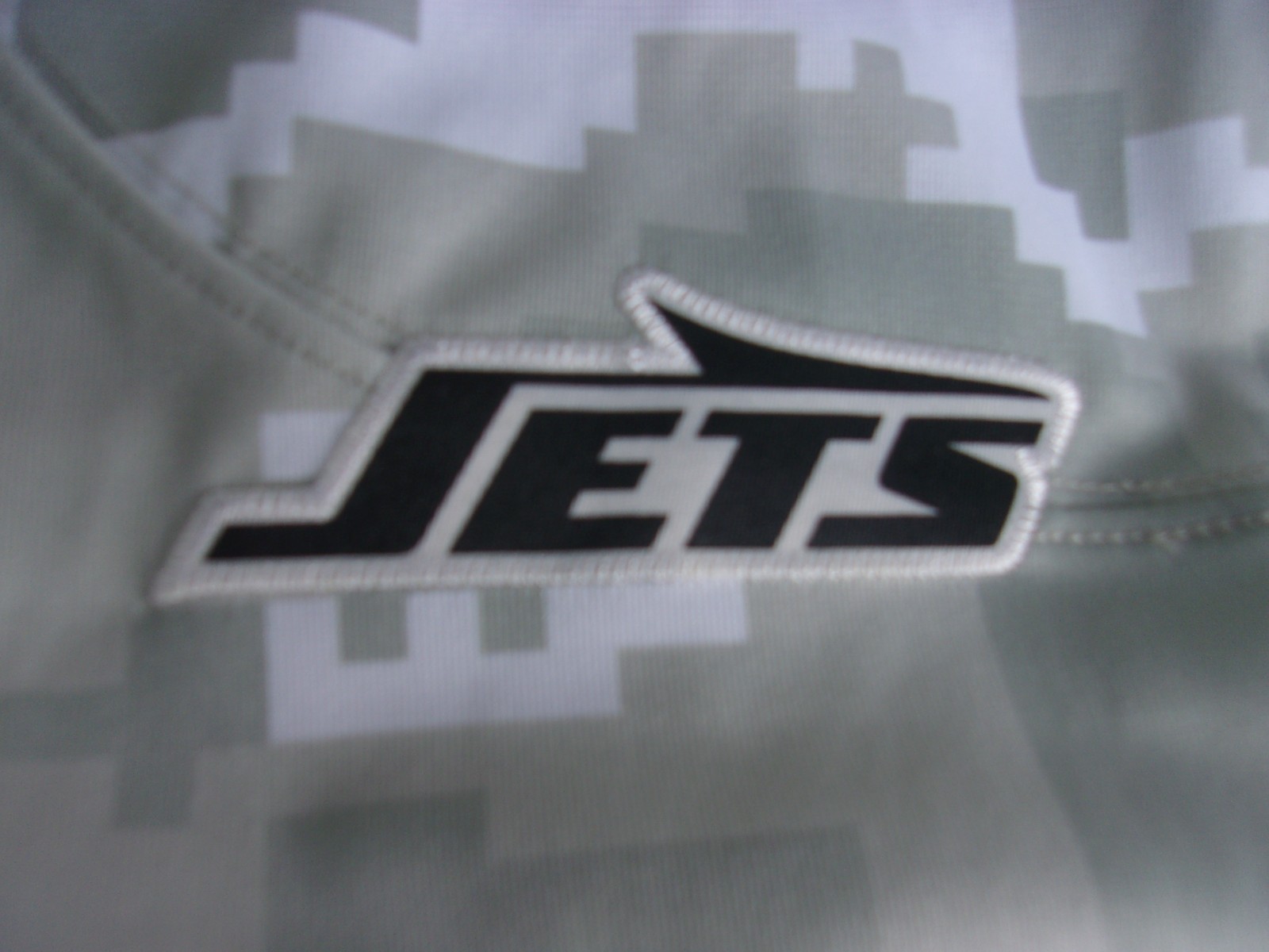 NWT Nike youth football jersey, L, NY Jets, #1, Gardner, Salute to Service, camo