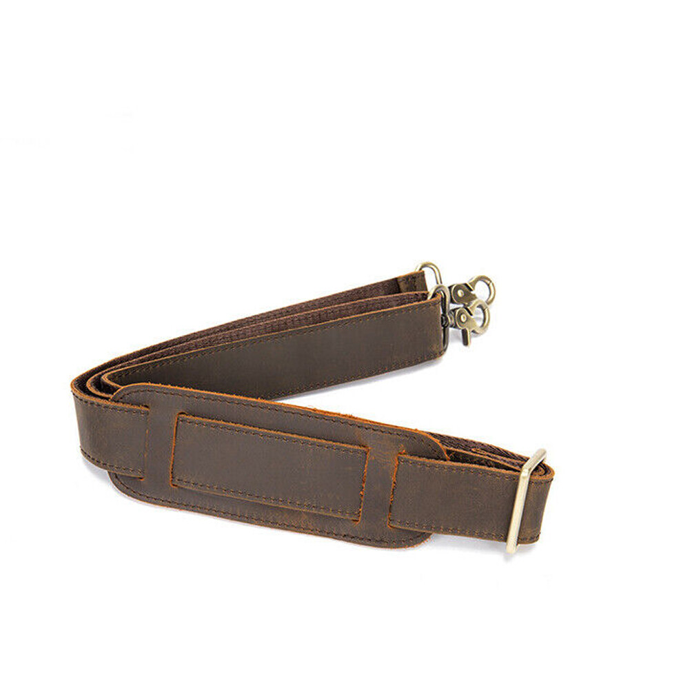 For Briefcase Luggage Messenger Bag Genuine Leather Replacement Shoulder Strap