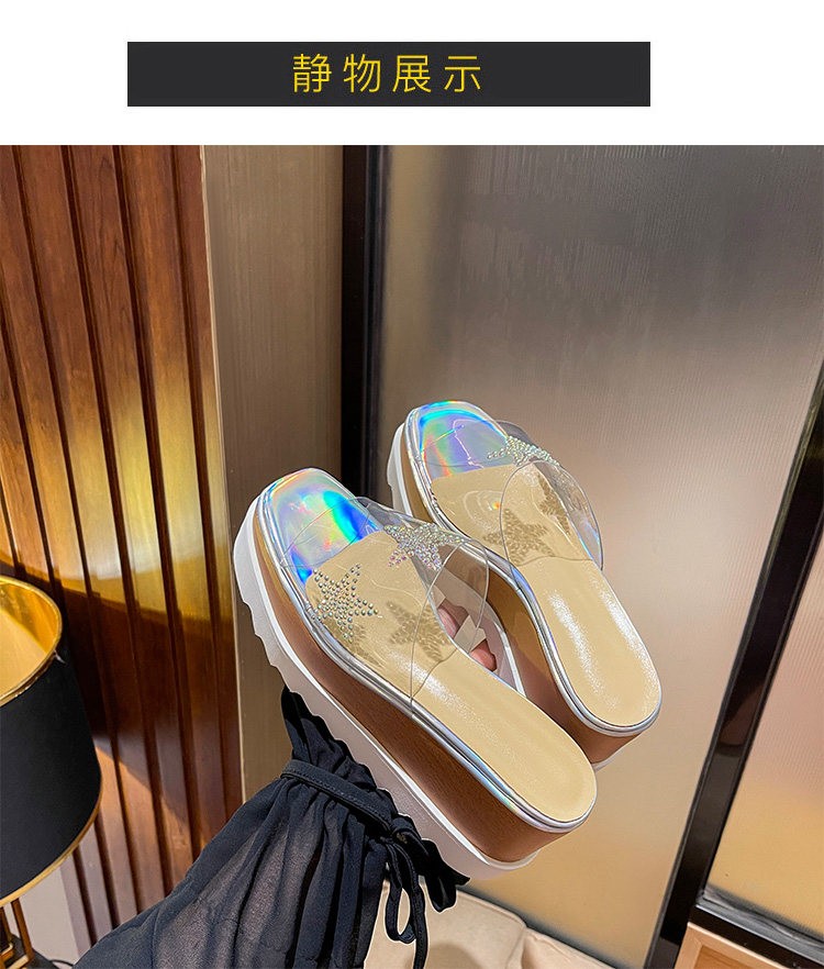 Stella McCartney Platform Shoes Height Increasing Slippers, Sandals Women