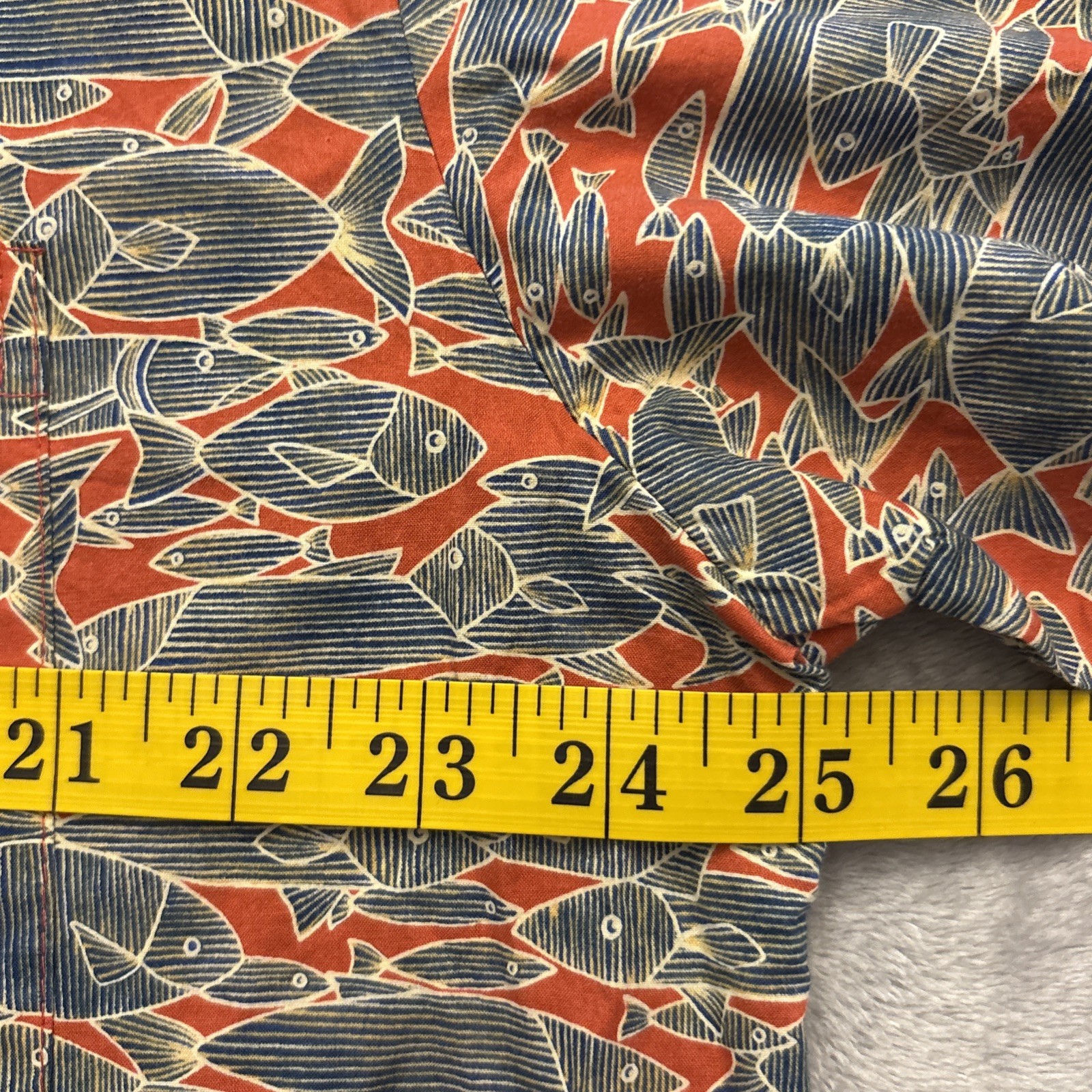 Tori Richard Honolulu Fish Hawaiian Shirt XL Resort Tropical Cotton SS Lightwt