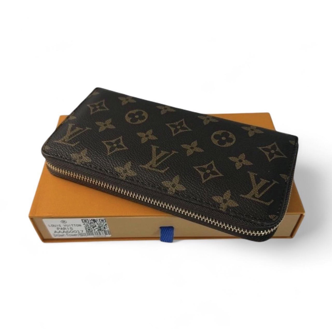 Louis Vuitton Monogram Zippy Zip Wallet Brown Long Wallet