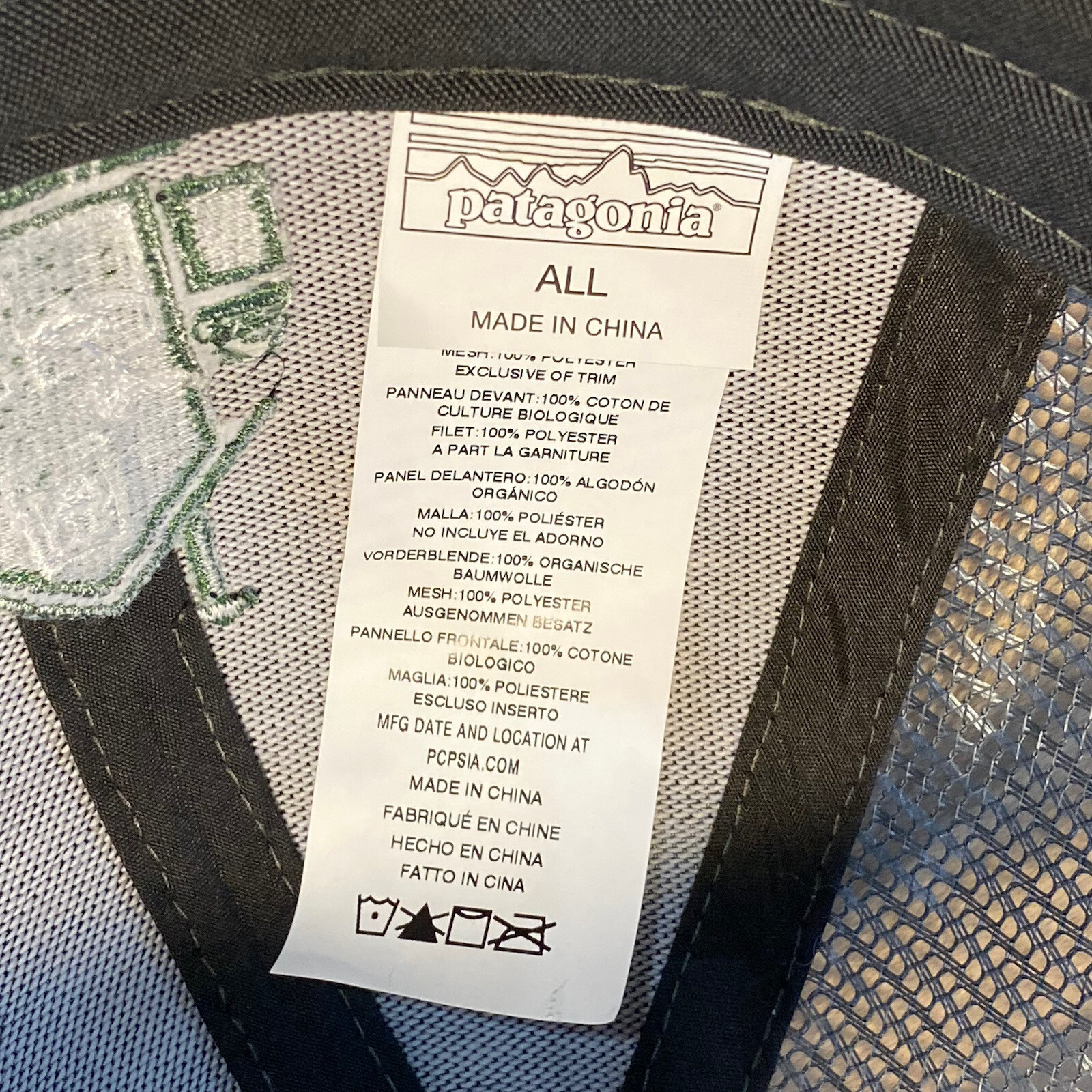 Patagonia Live Simply Home Lopro Trucker Hat – New With Tags – Forge Grey – 2019