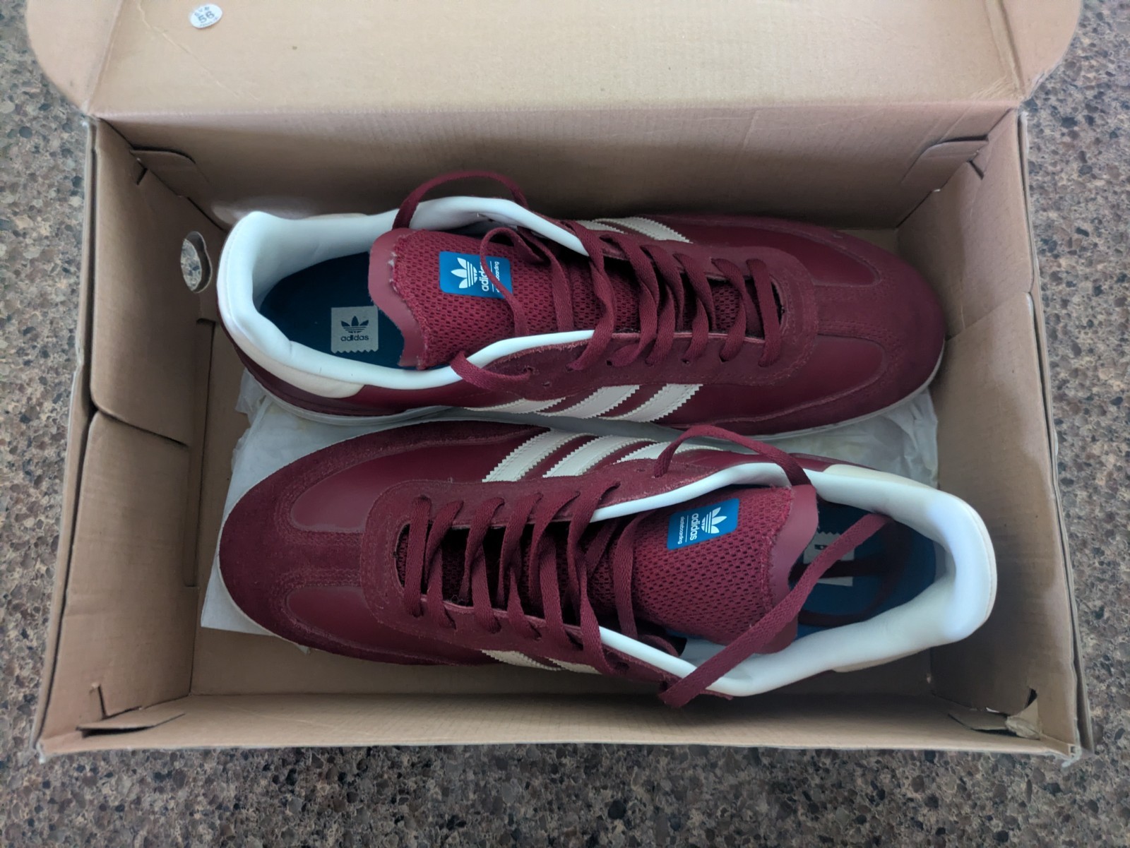 Adidas Samba ADV Burgundy – Size 12 (Mens) – PLEASE SEE DESCRIPTION