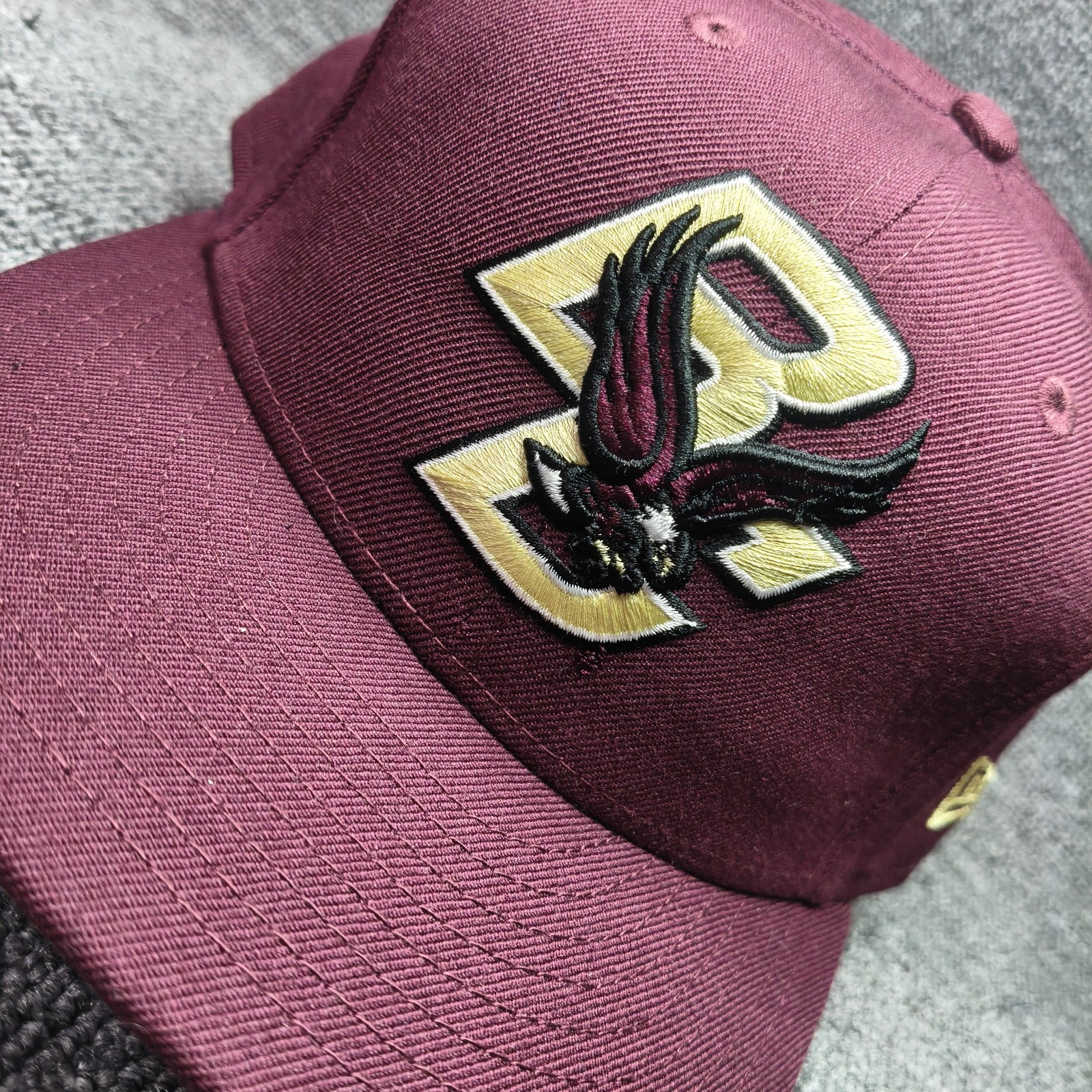 New Era Boston College Eagles 59FIFTY Fitted Maroon Hat 7 5 8