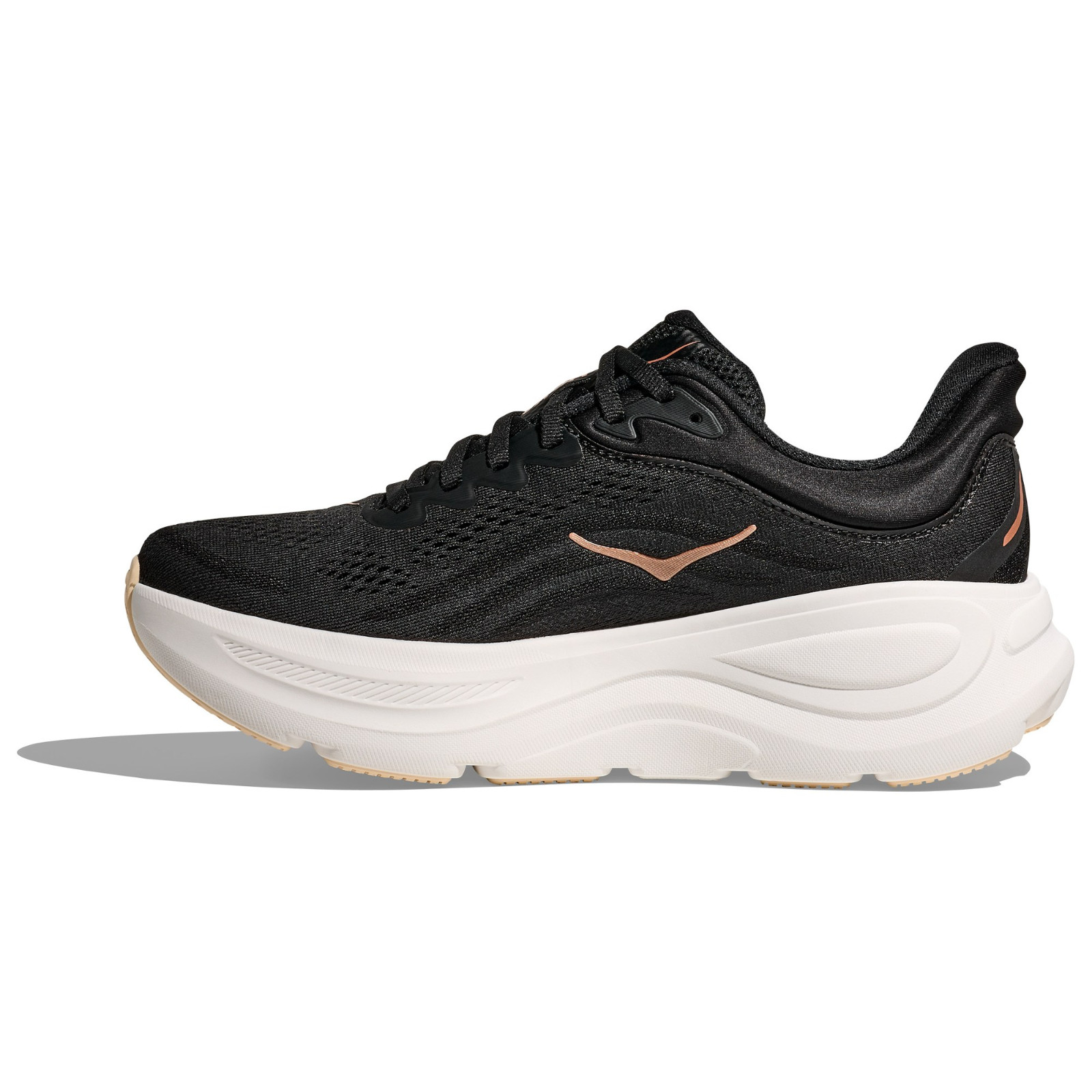 Hoka One One Bondi 9 1162012-BRGL Sneakers Women’s Black Rose Gold Running Shoes