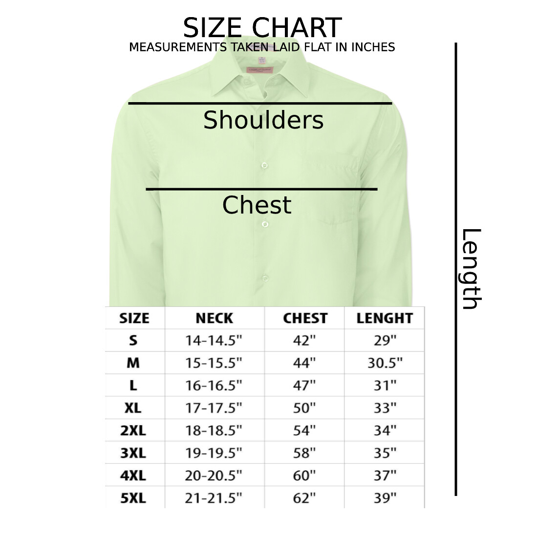 Men’s Berlioni Long Sleeve Regular Fit Classic Button Up Solid Dress Shirt