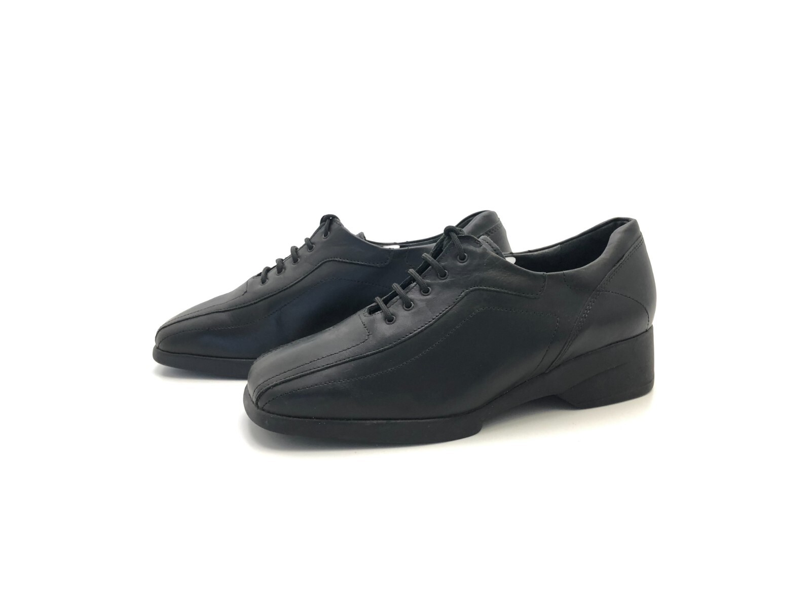Theresia M. ladies loafers lace up loafers comfort black size 38.5 (UK 5.5)