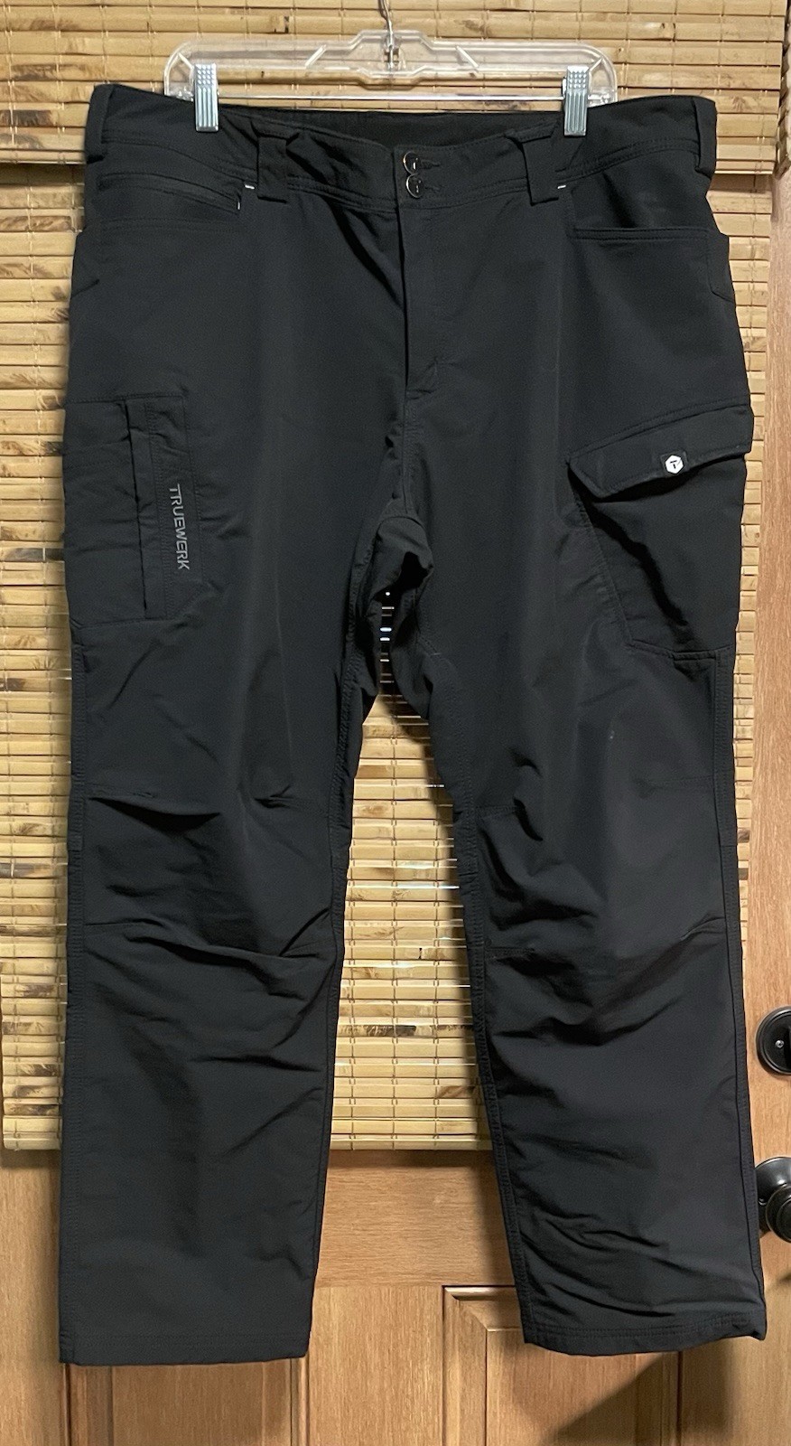 Truewerk T2 Werkpants Mens 40×30 Black Water Resistant Pants Softshell