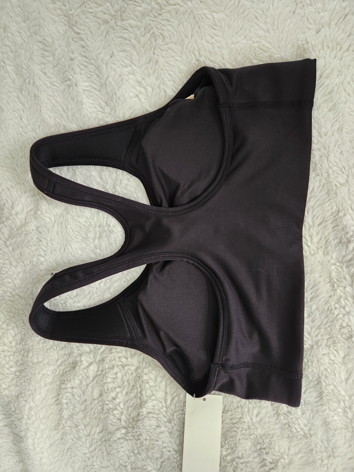 Avia Racerback Sports Bra Womens Size S Small Black Padded Athletic Gym NWT