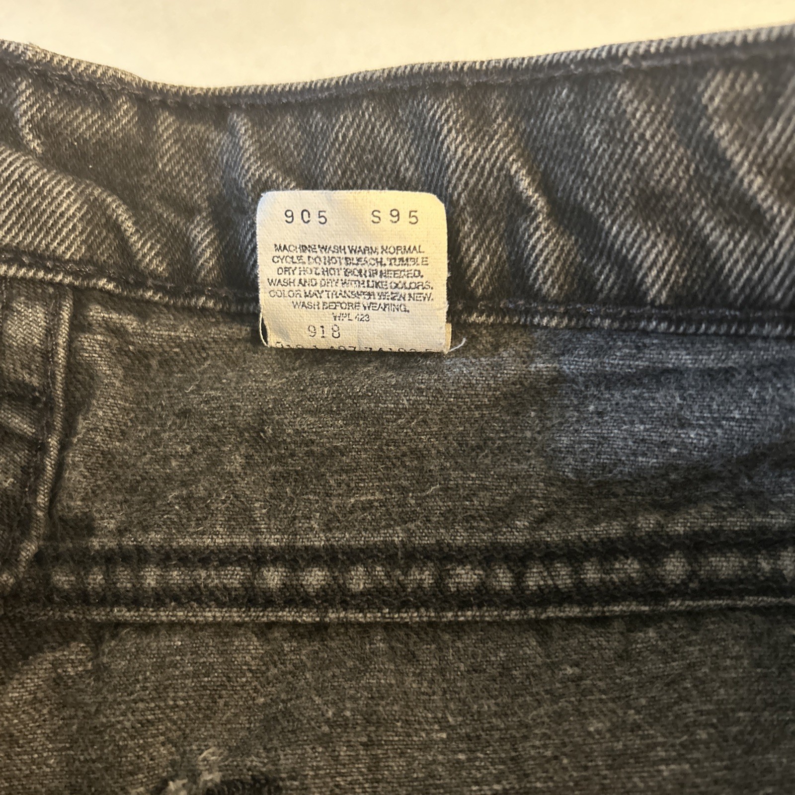 Vintage 90s Levis 550 Orange Tab Men 32×34 Relaxed Tapered Denim Jeans Zip Fly
