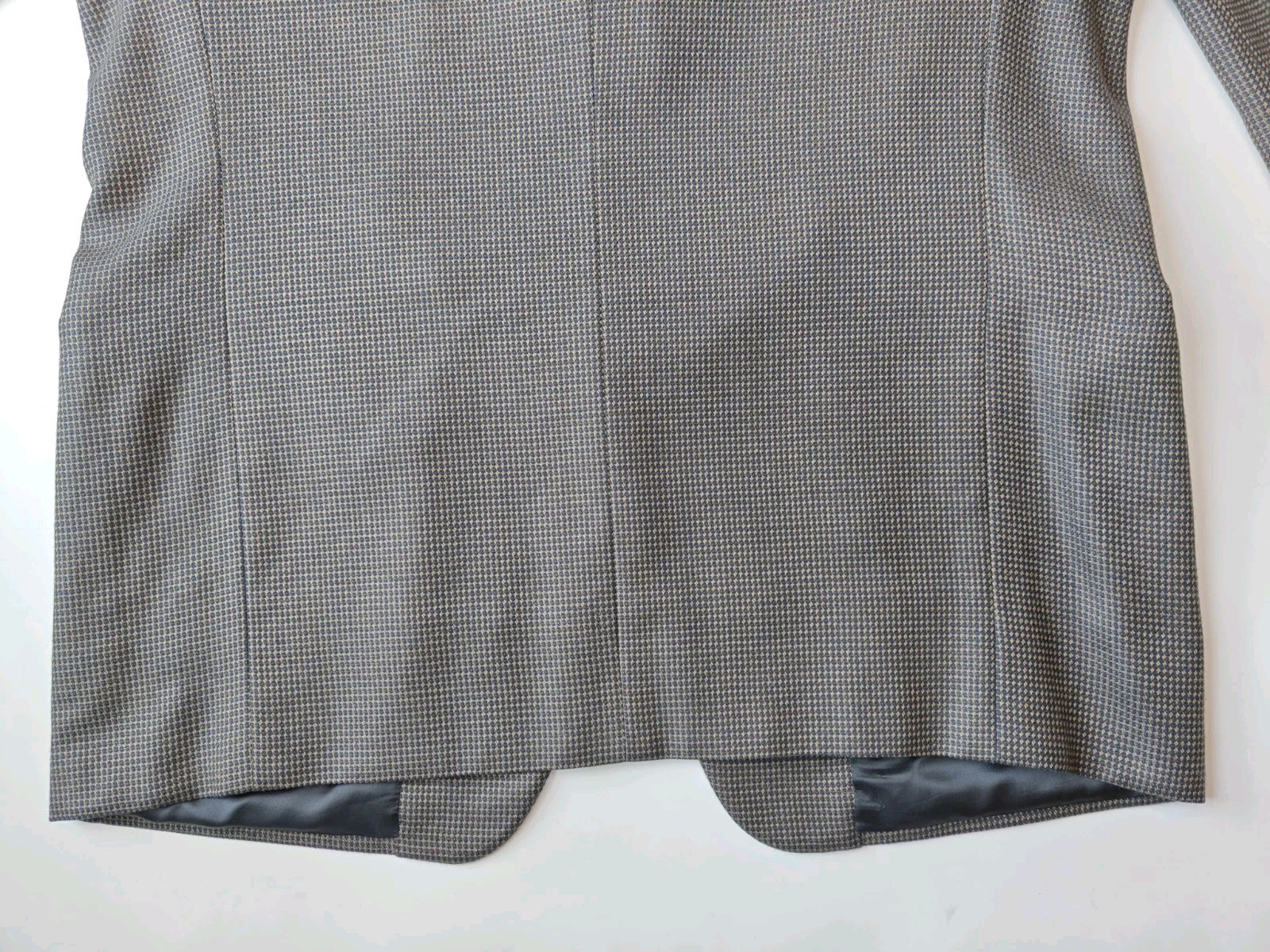 🇺🇸 Joseph Abboud Mens Wool Sports Coat 42R Black Gold USA 3 Button