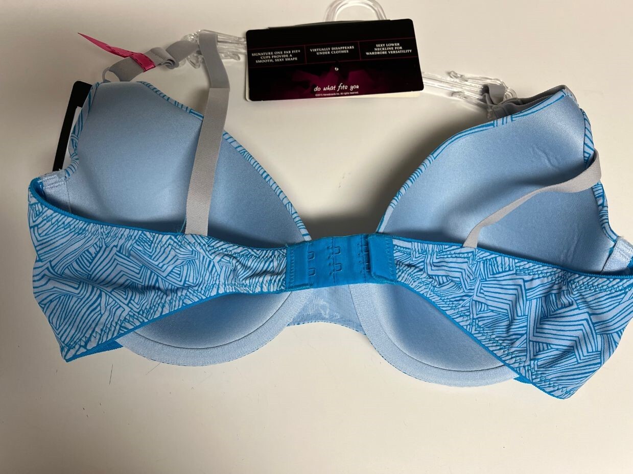 Maidenform One Fab Fit Bra Size 36D Style 07959 NEW MSRP $38.00 Blue