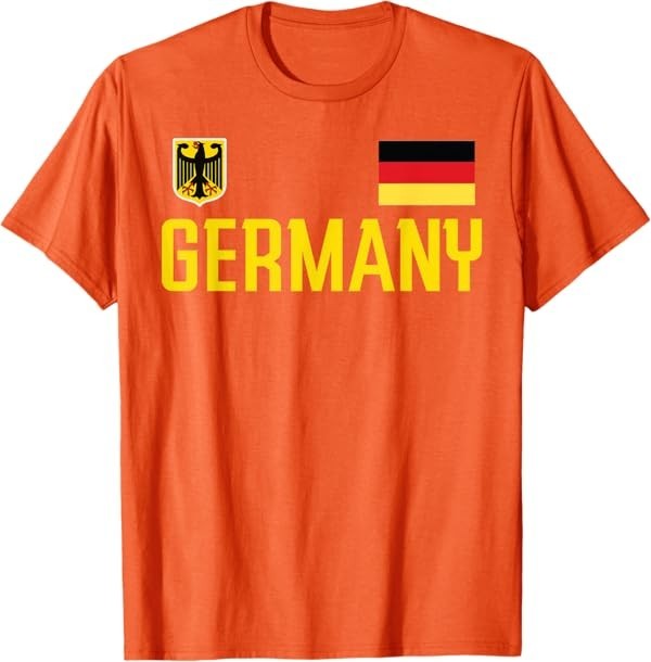 Germany Flag Deutschland Football Soccer Fan Men Women T-Shirt