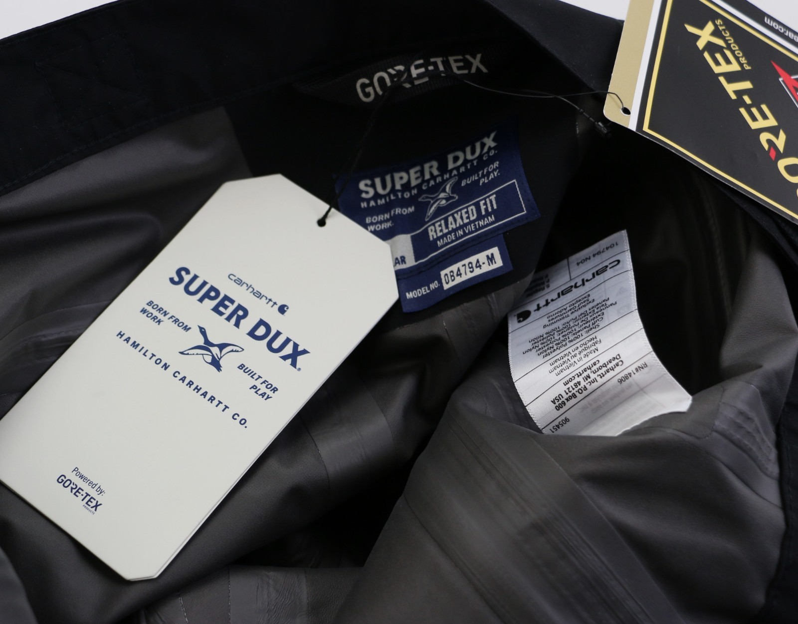 Carhartt Gore-Tex Super Dux Waterproof Windproof Pants Men’s Sizes 104794 Black