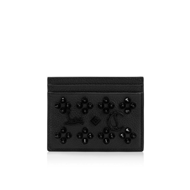 Kios Card Holder – Black Grained Calf Leather