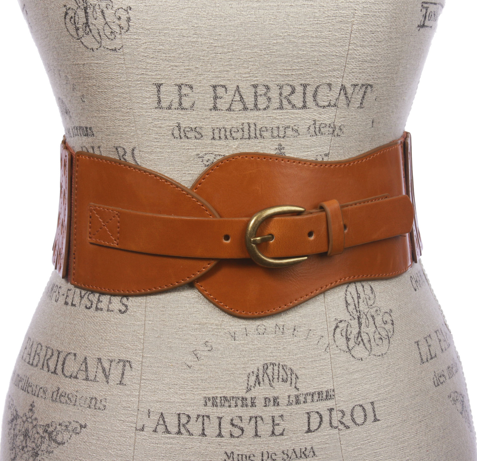 Women’s 3″ Wide High Waist Fashion Stretch Belt