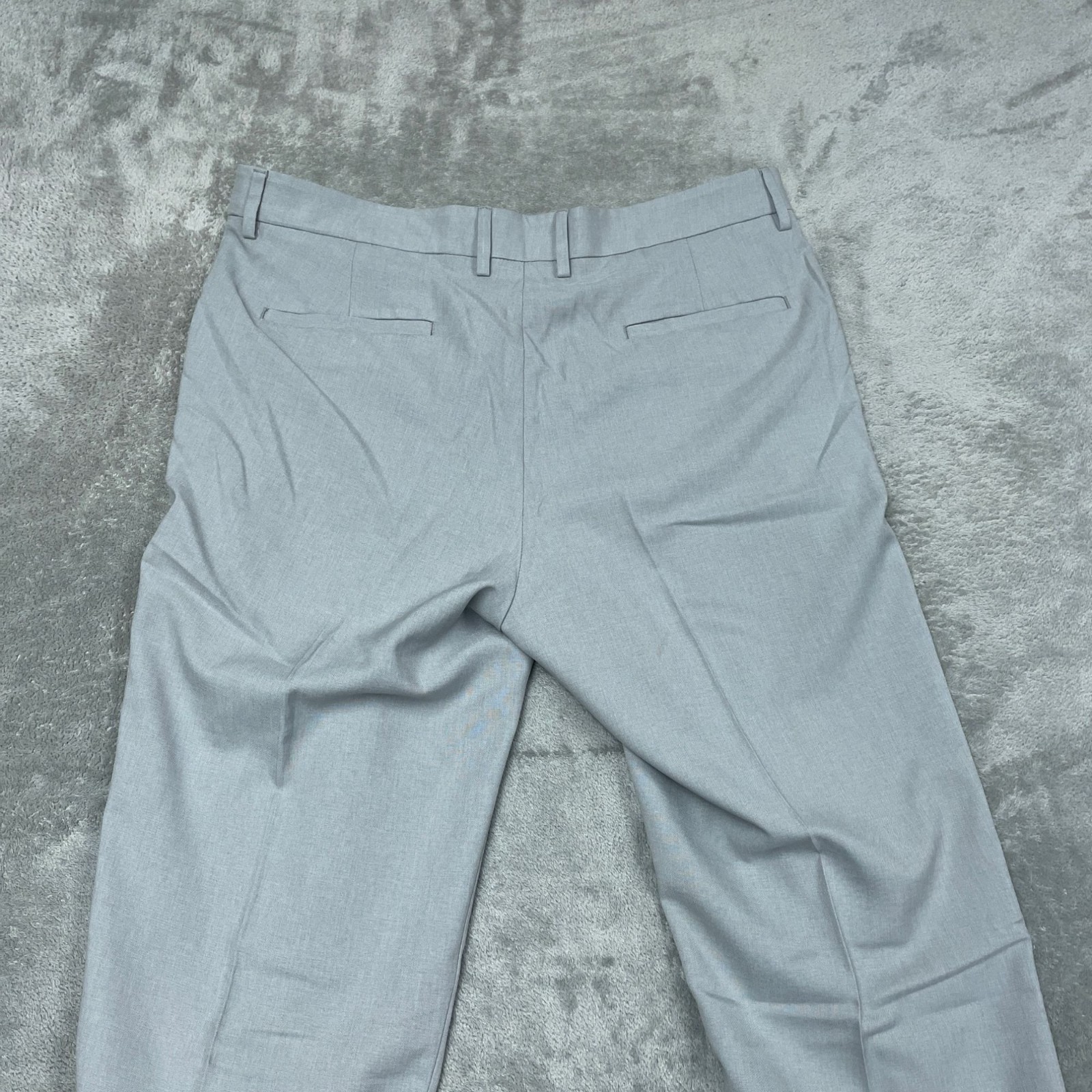Kenneth Cole Reaction Techni-Cole Slim Fit Gray Dress Pants 36×34 a1050