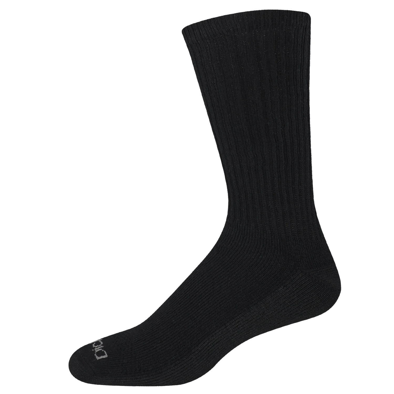 12-Pack Dickies Men’s Value Work Crew Sock, Black, Size 6-12, Free Shipping