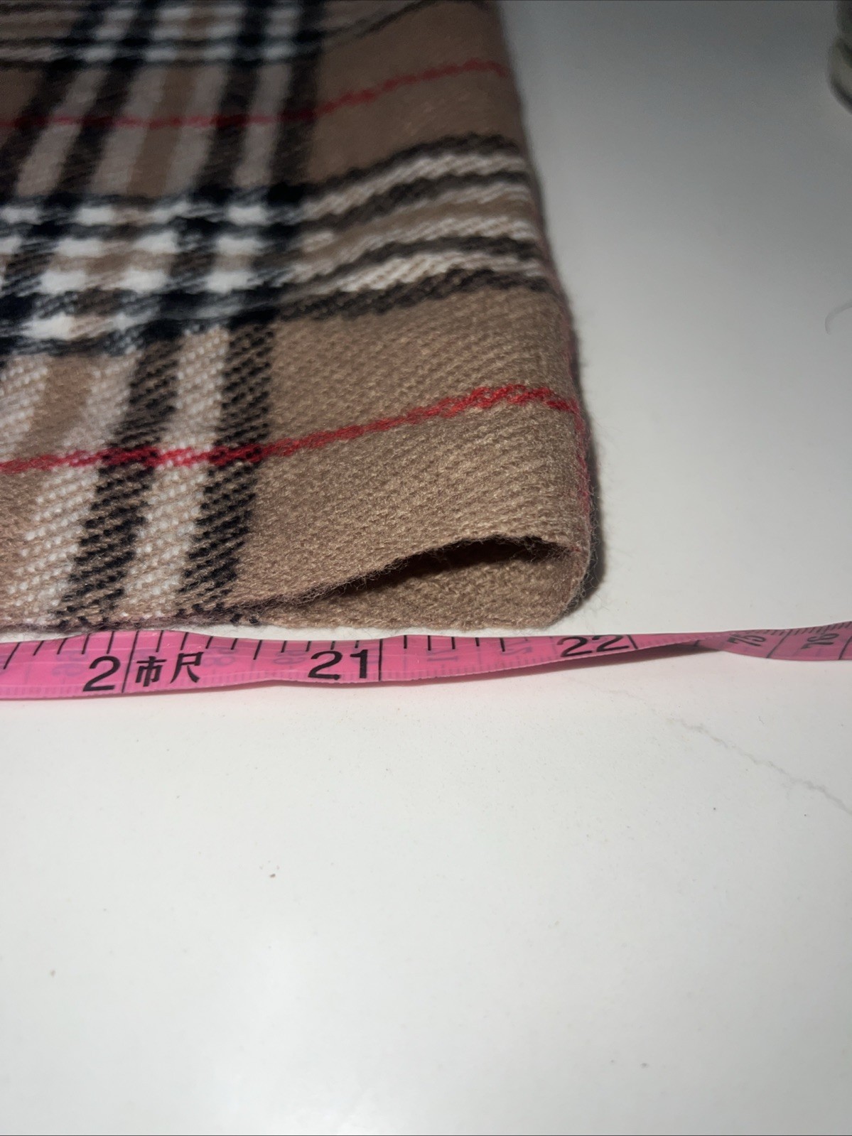 Classic Check Print Scarf