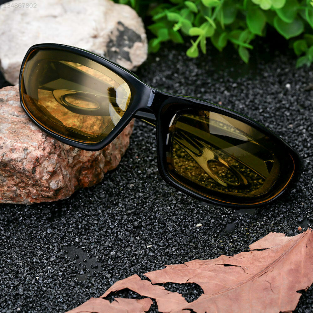 1 PCS Chopper RIDING GLASSES WINDPROOF GOGGLES MOTORCYCLE SUNGLASSES YELLOW LENS