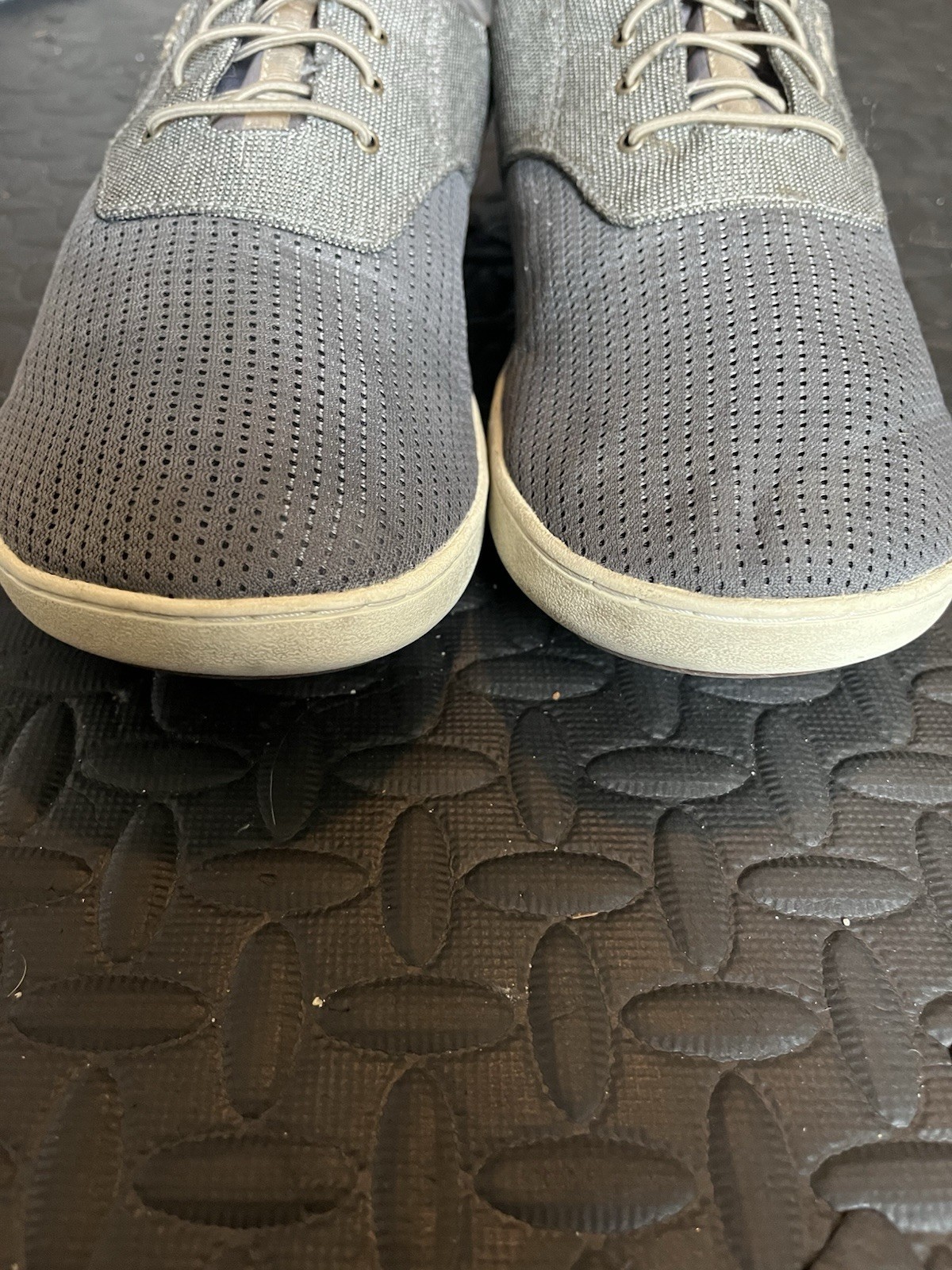 Olukai Nohea Moku Sneakers Gray Mens 12 Slip On Beach Slides Laces
