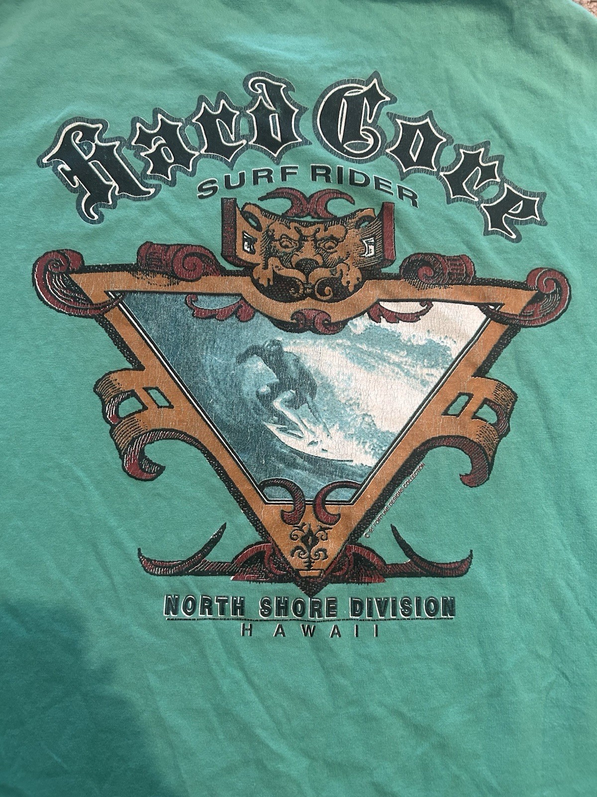 Vintage Surf T-shirt Size XL Hawaii USA 80s 90s Single Stitch Retro Extreme