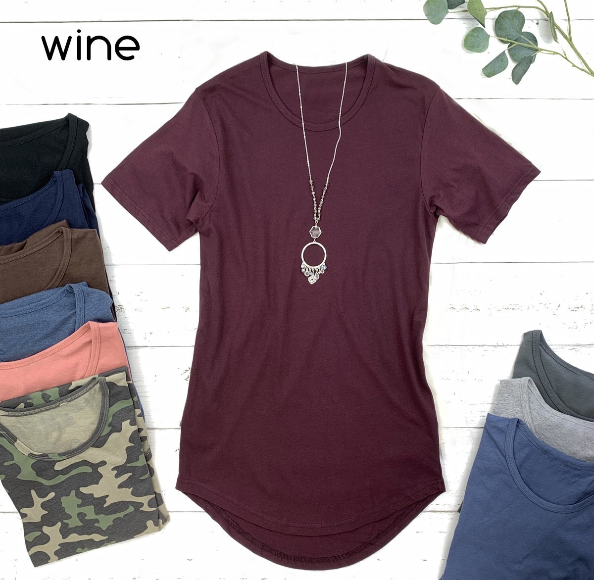 Womens Extra Long T-Shirt Tee | Cotton & Cotton Blend | Small – 2x