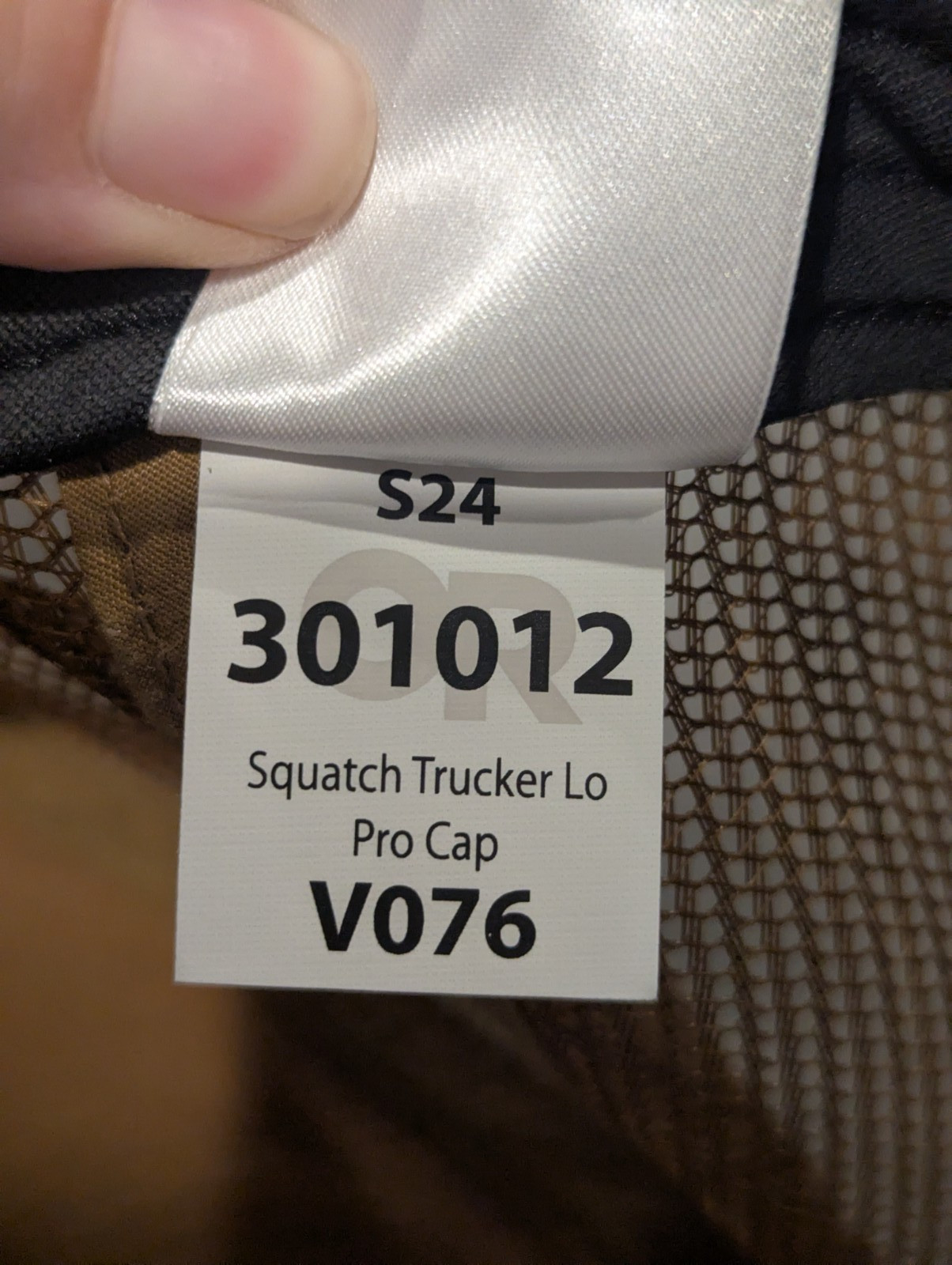 Outdoor Research (Sasquatch) Squatch Trucker Lo Pro Cap Hat Patch Snapback Mesh