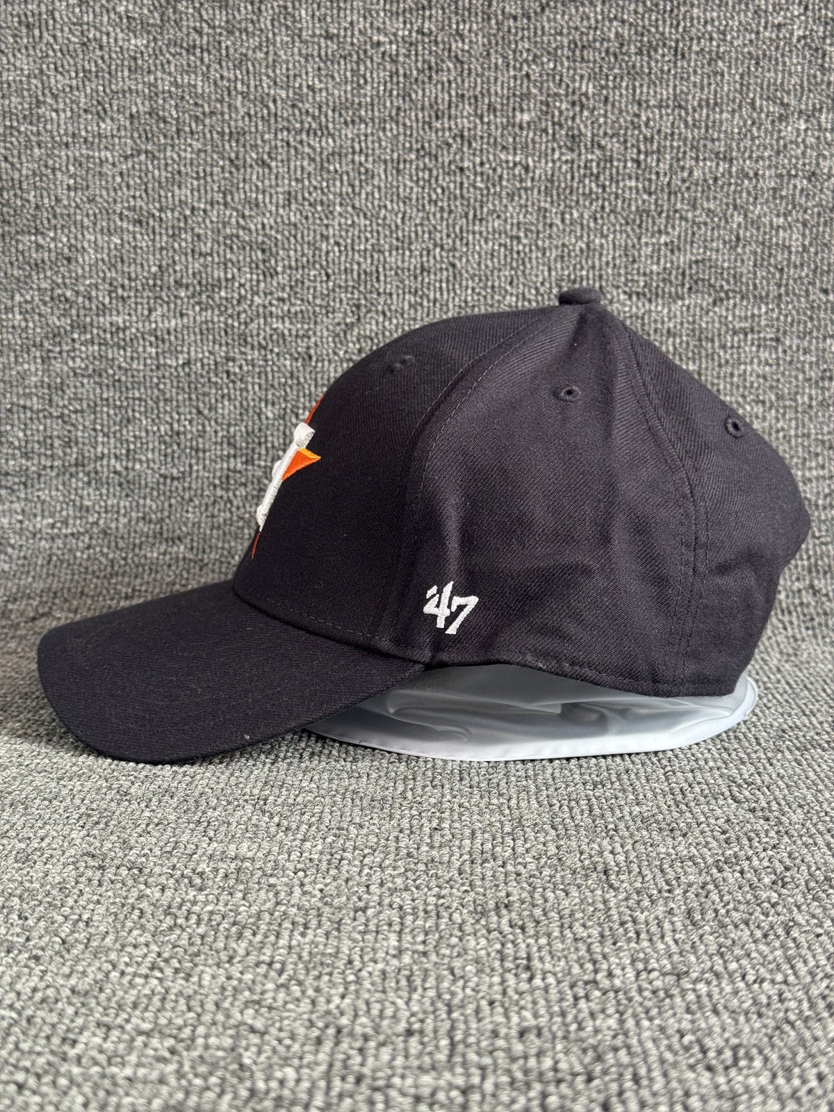 47 Brand Houston Astros MVP Baseball Cap Snapback Charcoal Grey One Size