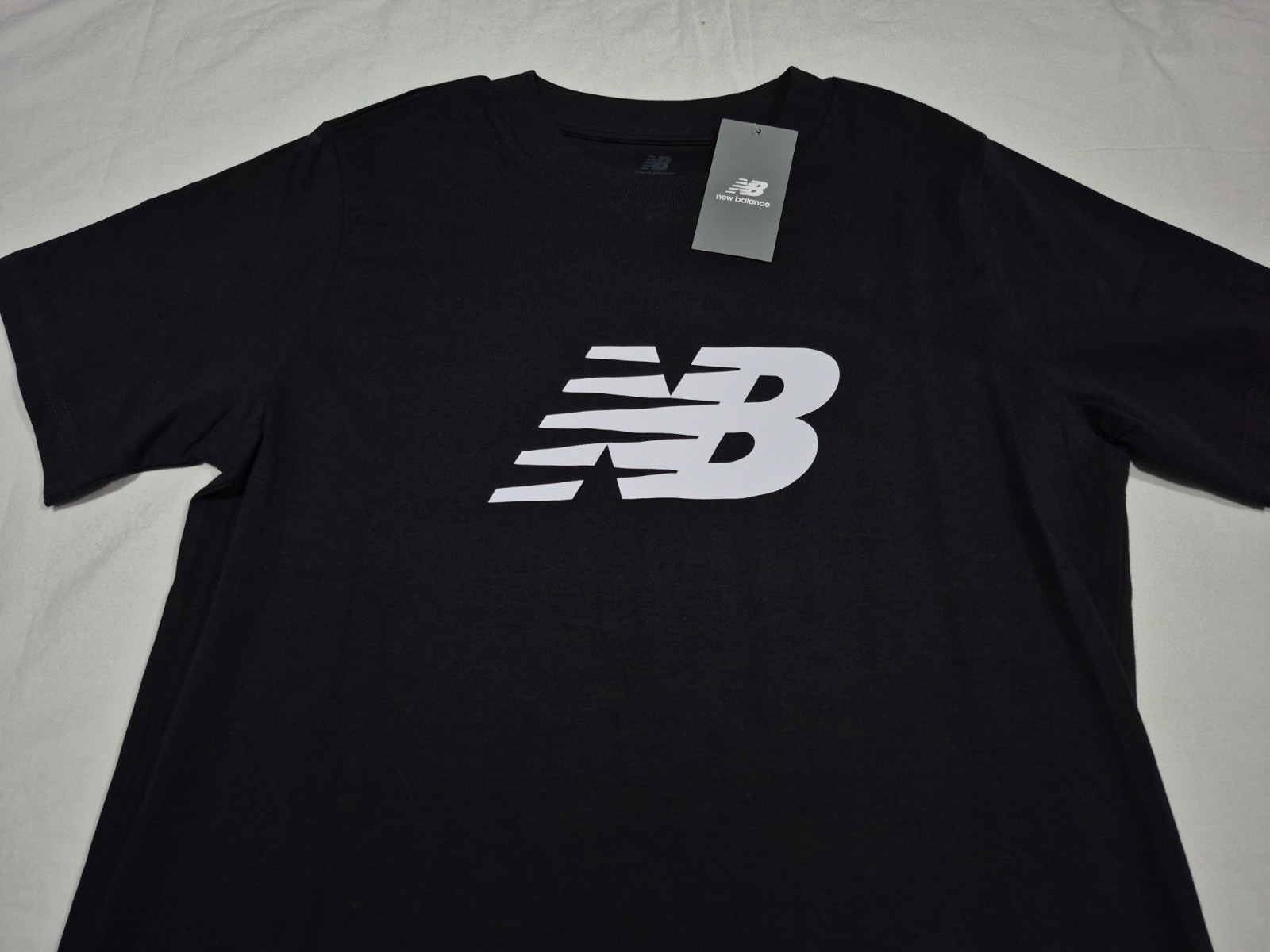 New Balance Men’s Black Color Logo Classi Sports Running Casual Cotton T-Shirt