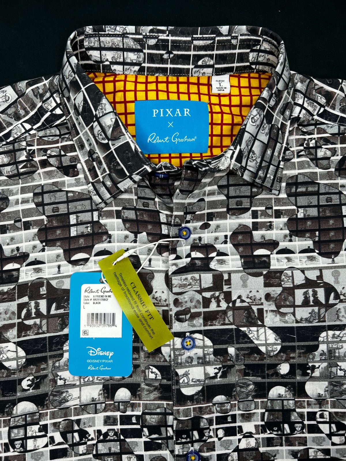 Robert Graham A FRIEND IN ME Disney Pixar Toy Story Large $228 Andy’s Toys NWT