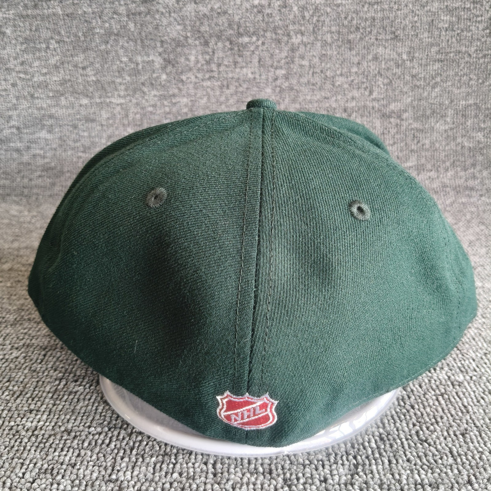 New Era Minnesota Wild 59FIFTY Fitted Flat Brim Green Red Size 8 Hat