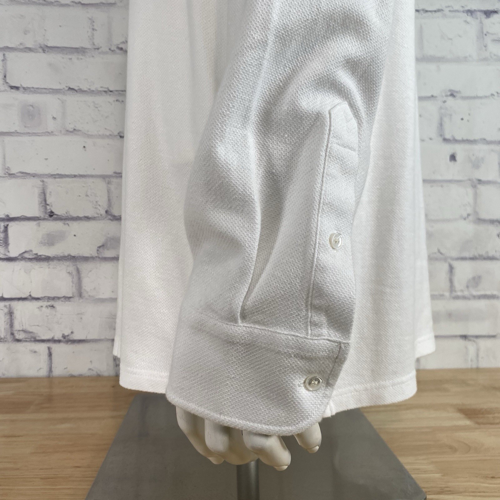 Peter Millar Shirt Men’s XL Polo Long Sleeve Crown Crafted Linen Blend Golf NWT